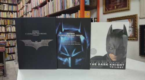 Box Batman - o Cavaleiro das Trevas - a Trilogia 5 Discos blu-ray