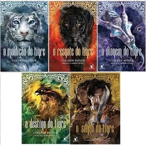 Kit A Maldição Do Tigre 5 Volumes