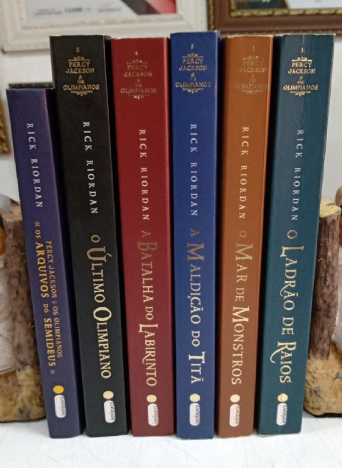 Kit Coleção Percy Jackson 6 volumes