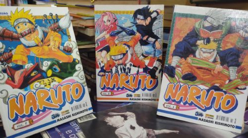 Naruto Vol. 1, 2 e 3
