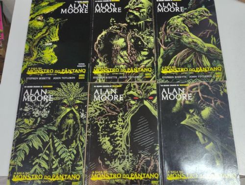 A Saga do Monstro do Pântano 6 Volumes Completa