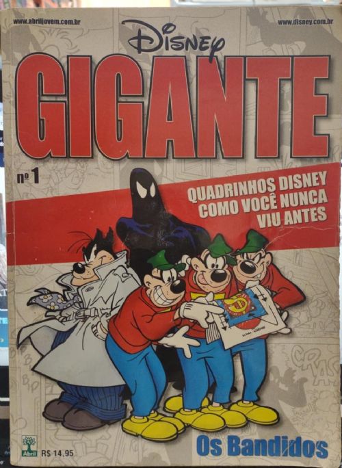 Nº 1 Disney Gigante - Os Bandidos