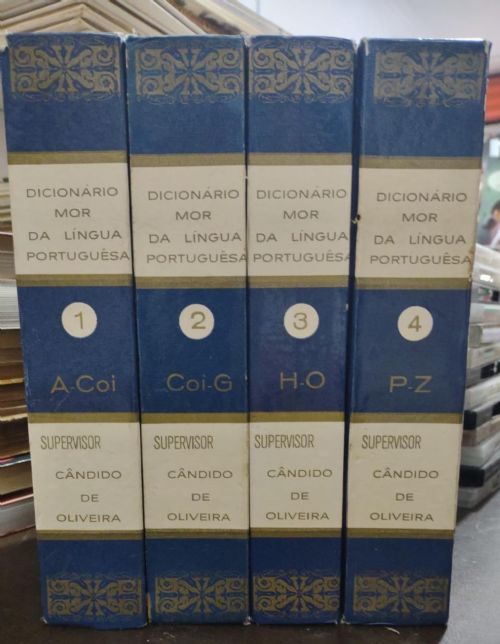 Dicionário Mor da Língua Portuguêsa - Ilustrado - 4 Volumes