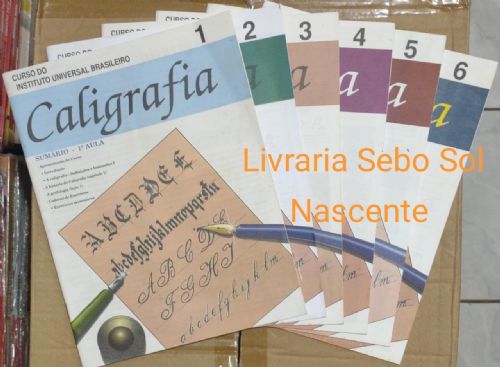 Caligrafia - Curso do Instituto Universal Brasileiro - 6 volumes