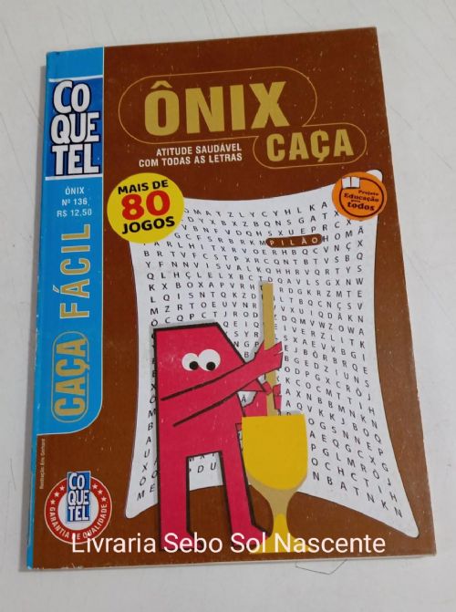 Passatempo Coquetel Onix Caça Facil Nº 136