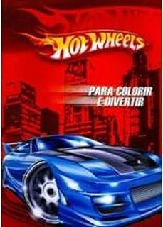 Hot Wheels Para Colorir E Divertir - Azul