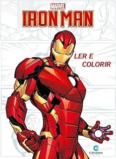 Homem de Ferro - Ler e Colorir