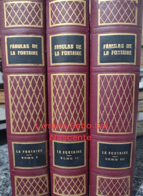 Fabulas de La Fontaine Ilustrada 3 Volumes