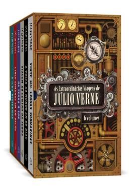Box As Extraordinárias Viagens de Júlio Verne 6 Volumes