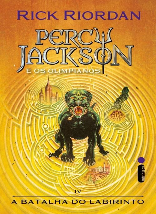 Percy Jackson e os olimpianos - VOL IV A batalha do labirinto - Capa Nova