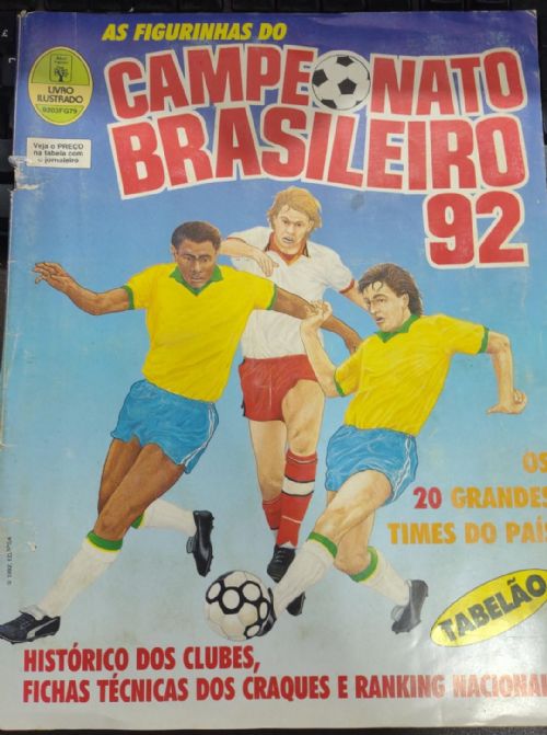 Album De Figurinhas Campeonato Brasileiro 92 Completo