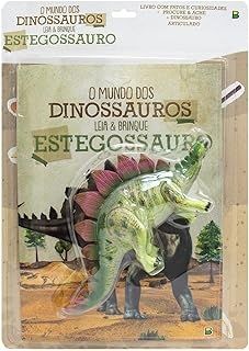 Estegossauro Articulado - O Mundo dos Dinossauros Leia e Brinque