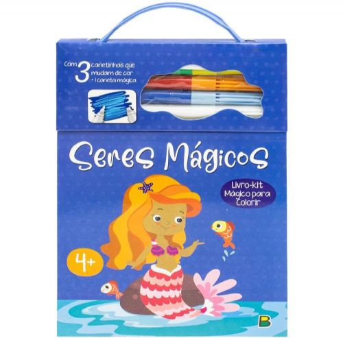 Seres Mágicos - Livro-kit Mágico para Colorir