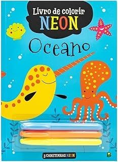 Oceano - Livro de Colorir Neon