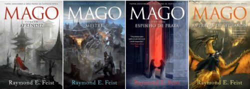 Kit A Saga do Mago 4 Volumes
