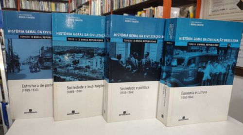 Historia Geral da Civilizaçao Brasileira Tomo 3 - O Brasil Republicano 4 Volumes