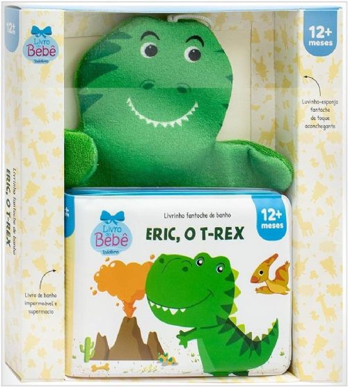 Livrinho Fantoche de Banho- Eric, O T-Rex
