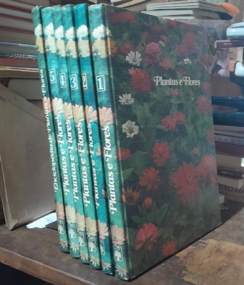 Enciclopédia de plantas e flores 6 Volumes