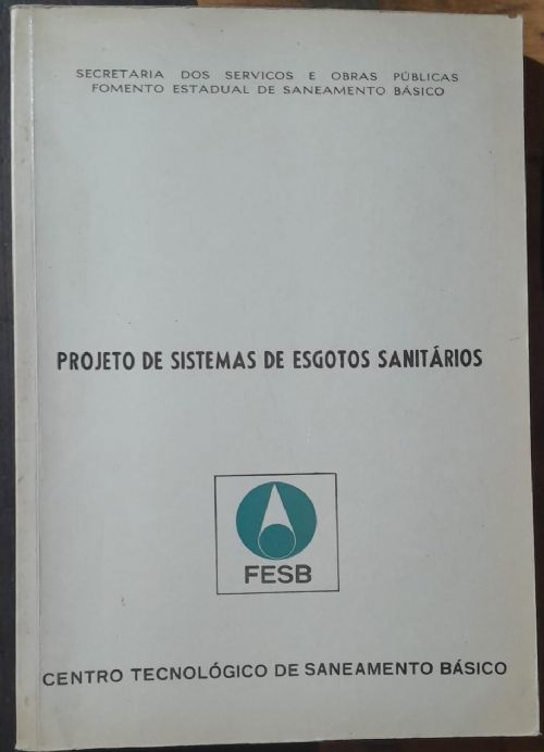 Projeto de sistemas de esgotos sanitários