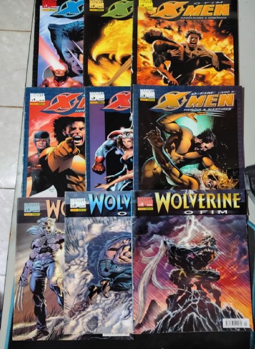 X-Men - O Fim Minisserie Completa 9 Volumes