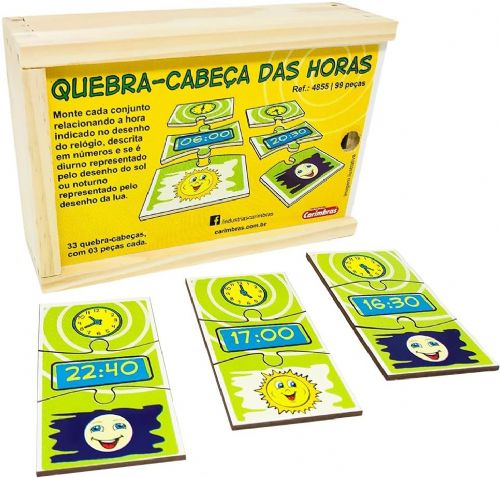 Quebra-cabeça das horas