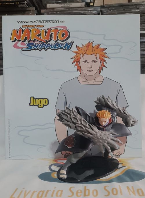 Miniatura Jugo + Fasciculo Naruto Shippuden Figuras de Coleção