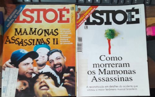 Revista istoé Mamonas assassinas ano 1996