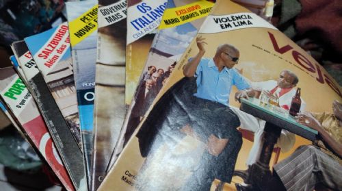 Lote de revistas da década de 70 50 unidades