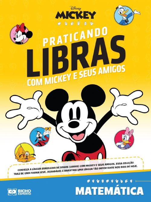 Praticando Libras com Mickey e Seus Amigos - Matemática