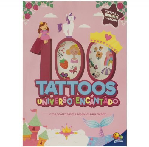 Universo Encantado - Tattoo Mania que Brilha no Escuro