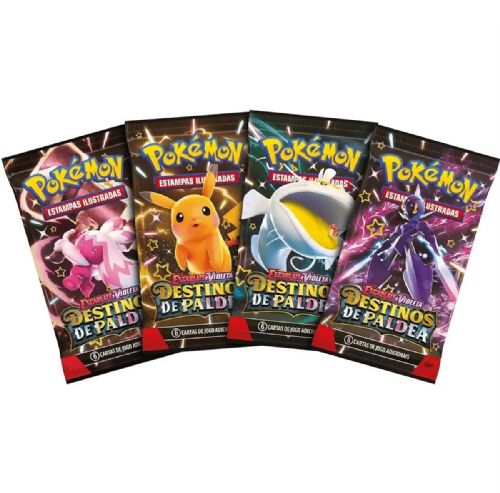 Booster Pokémon Avulso - Destinos de Paldea - 6 Cards