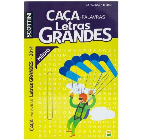 Caça Palavras Letras Grandes Médio - 2014