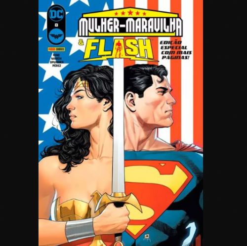 Nº 8 Mulher maravilha e Flash