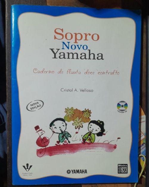 Sopro novo Yamaha - Caderno de Flauta Doce Contralto