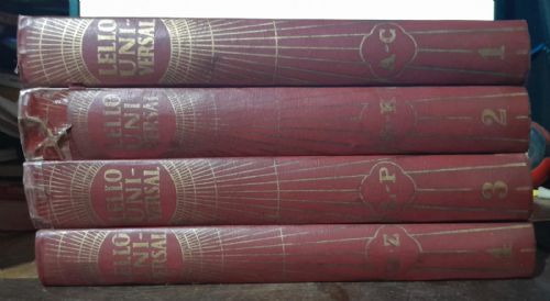 Lello Universal - Dicionário Enciclopédico Luso-Brasileiro em 4 Volumes