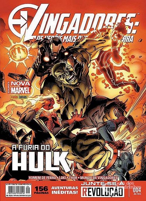 Nº 4 Vingadores - Os Heróis Mais Poderosos da Terra