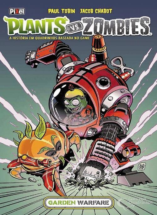 Plants vs Zombies - A história em quadrinhos baseada no game