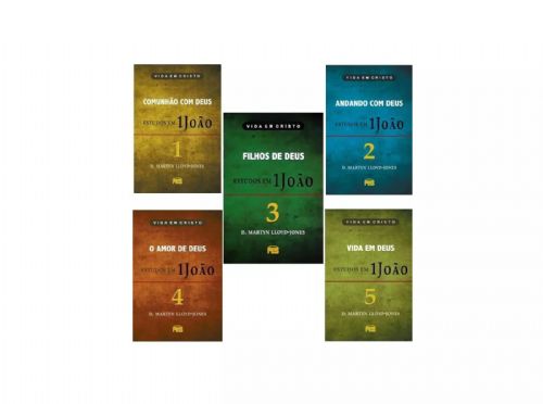 Coleção Estudos Em 1 João - 5 Livros Vida em Cristo