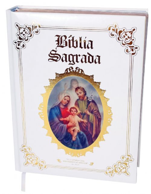 Bíblia Católica Sagrada Família - Capa branca