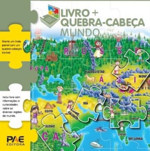 Mundo - Livro + quebra-cabeça