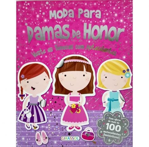 Moda para Damas de Honor - Veste as bonecas com autocolantes