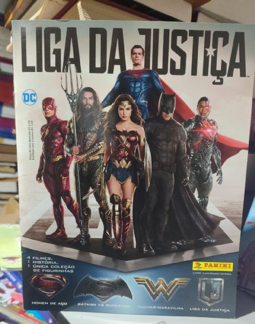 Álbum De Figurinhas Liga Da Justiça Completo