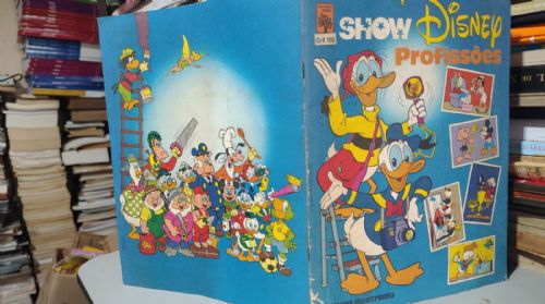 Albun Disney Show Profissoes, Anos 80, Completo E Original