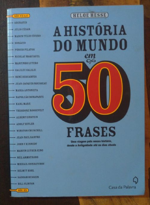 A História do Mundo em 50 Frases