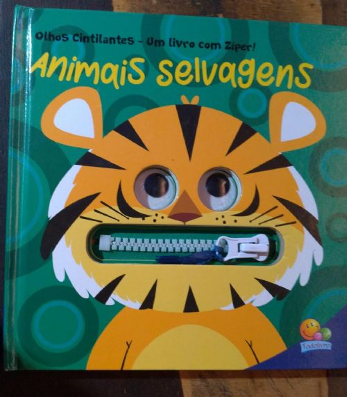 Animais Selvagens - Olhos Cintilantes Um livro com Zíper