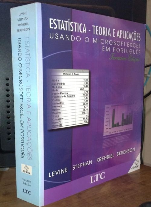 Estatística - Teoria e Aplicações Usando o Microsoft Excel em Português