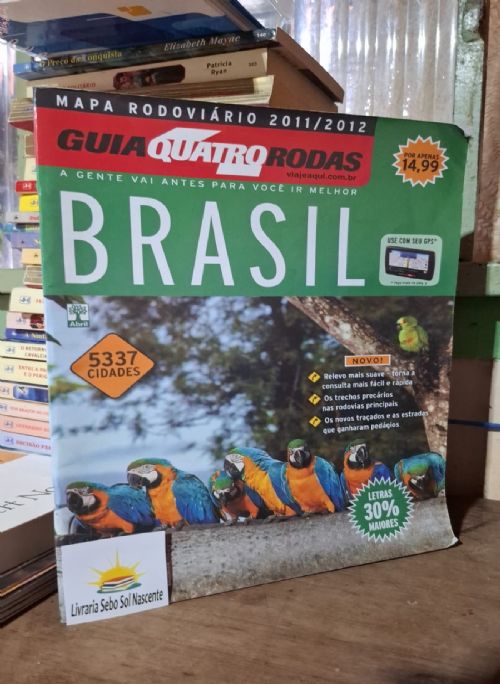 Mapa rodoviário 2011/2012 Brasil - Guia quatro rodas