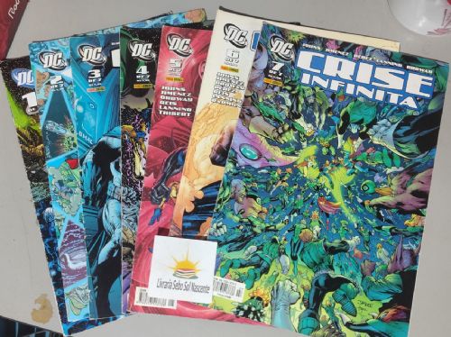 Crise Infinita Minissérie - 7 Volumes Completa